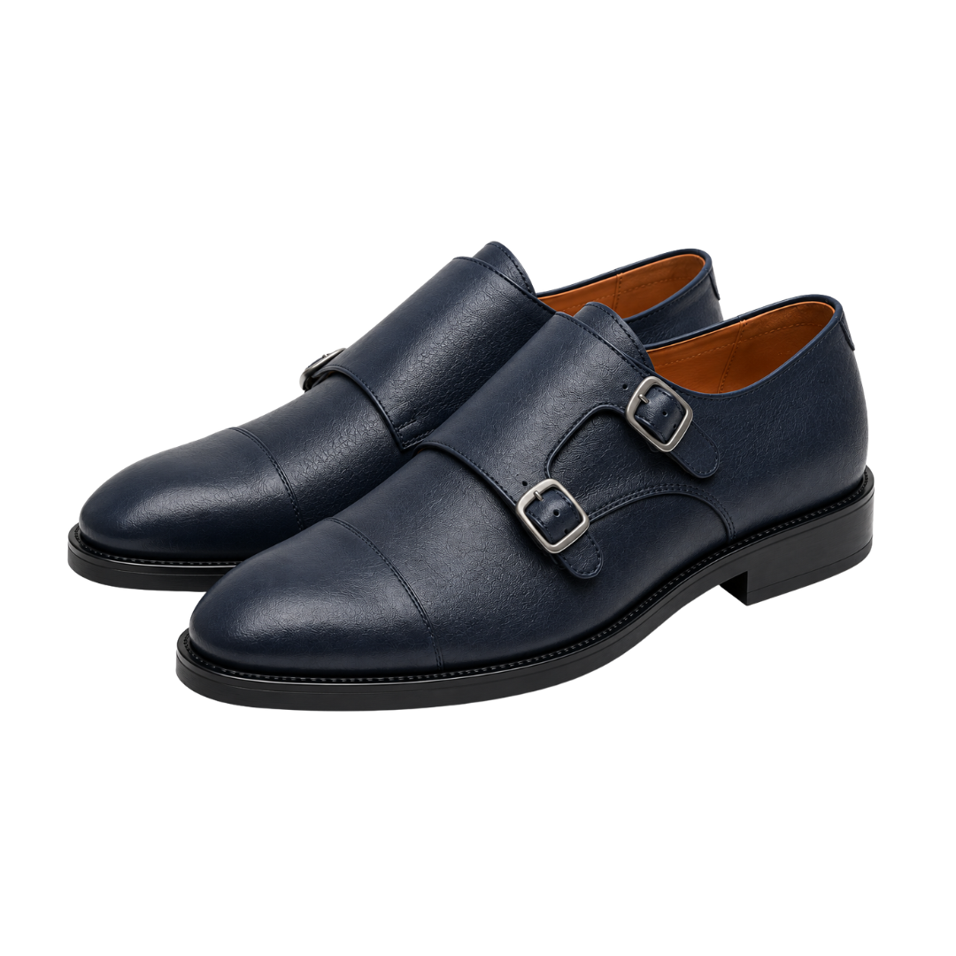 Double Monk Strap Smart-Casual Shoes