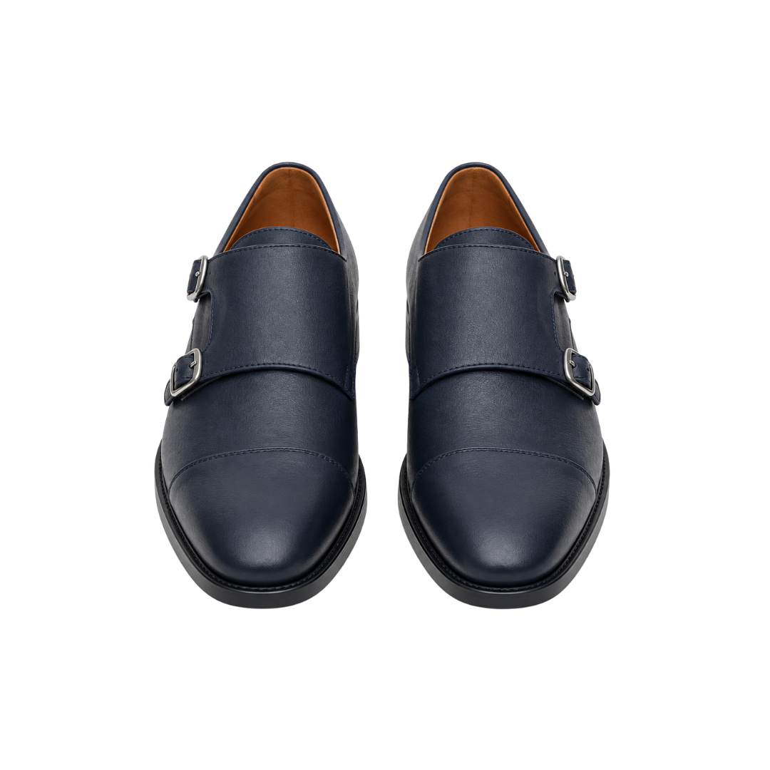 Double Monk Strap Smart-Casual Shoes