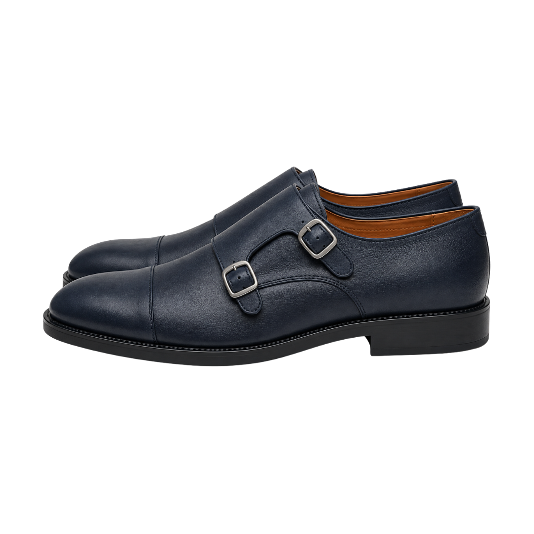 Double Monk Strap Smart-Casual Shoes