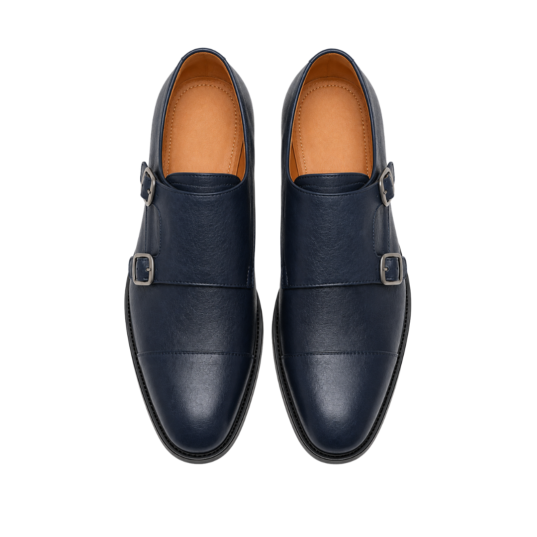 Double Monk Strap Smart-Casual Shoes